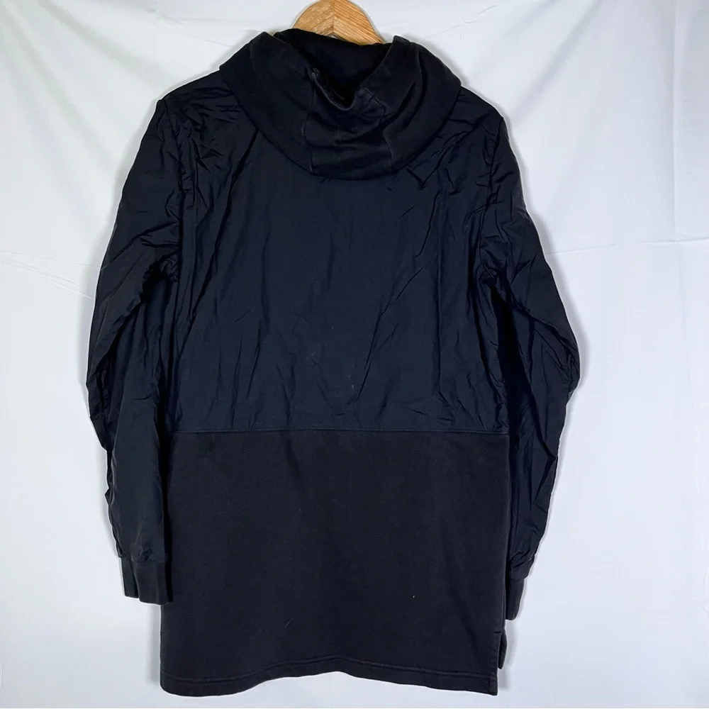 adidas Black Hooded Windbreaker Pullover